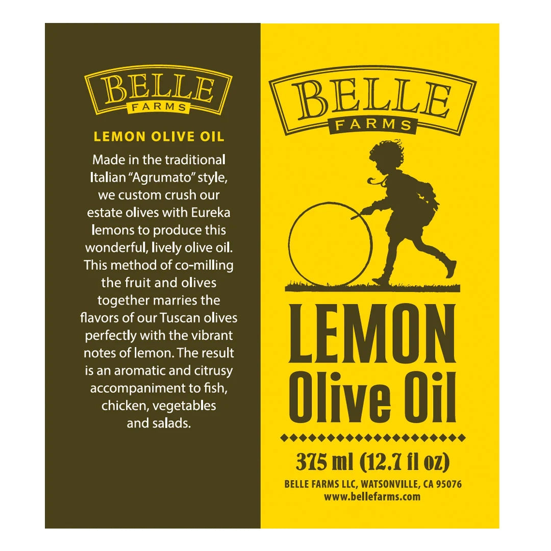Lemon Olive Oil, 375 ml - Seasonal Product