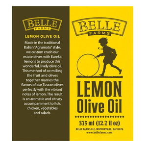 Lemon Olive Oil, 375 ml - Seasonal Product